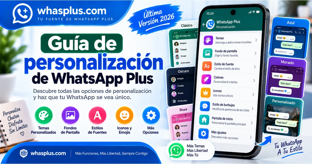 Guía de personalización de WhatsApp Plus