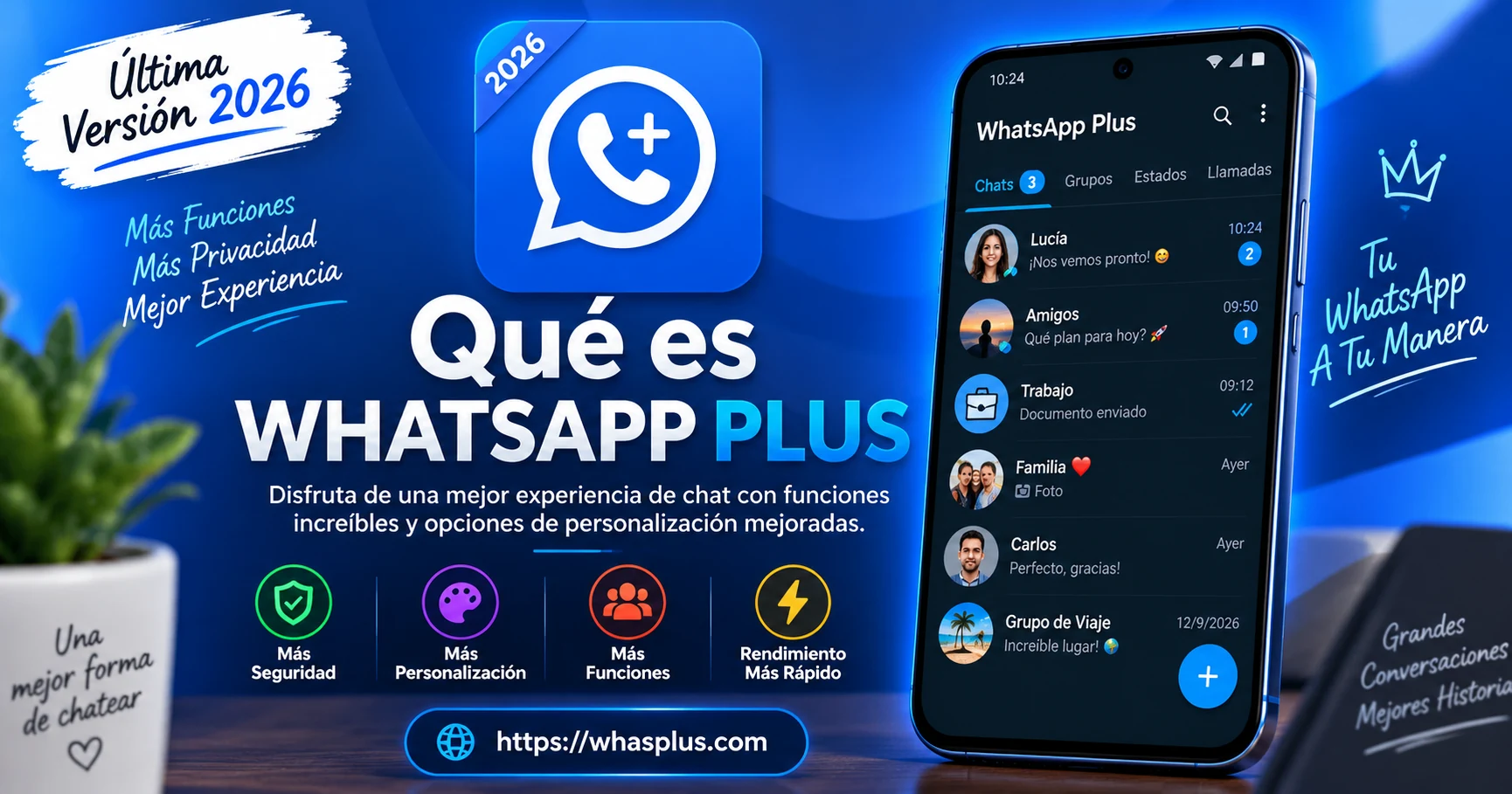 Qué es WhatsApp Plus y cómo se presenta en Android